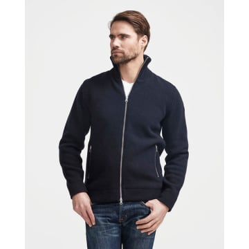 Holebrook Mans Navy Windproof In Blue