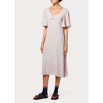 Paul Smith Pink With Blue Spot Floaty Dress