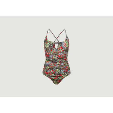 Samsoesamsoe 1-piece Swimsuit With Floral Pattern Tilda