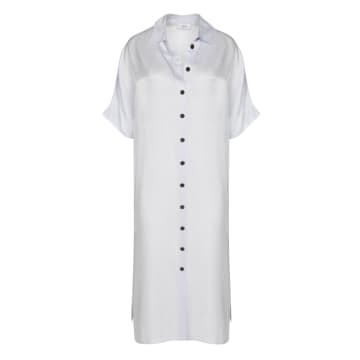 Ame Antwerp Frida Oversized Shirt Dress In White