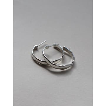 Lines + Current Harlow Drip Earrings In Metallic