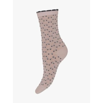 Mp Denmark Bea Ankle Socks In Pink