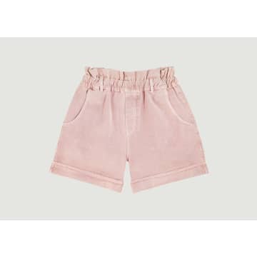 The New Society Luisa Dyed Denim Shorts In Blue