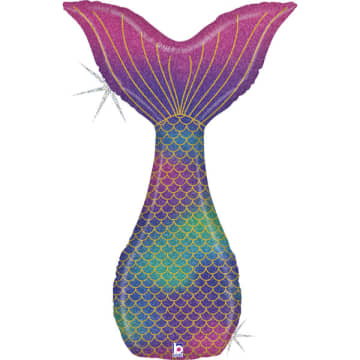 Foil Glitter Mermaid Tail