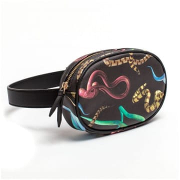 Seletti Wears Toiletpaper Snakes Faux-leather Belt Bag