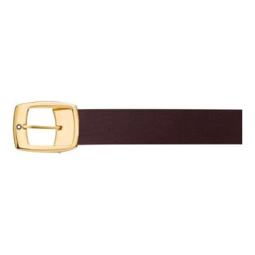 Montblanc Brown Leather Belt