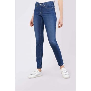 Shop Mac Dream Skinny In Mid Blue Authentic