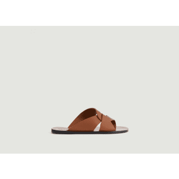 Atp Atelier Allai Brandy Leather Flat Sandals