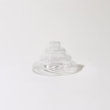 YIELD GLASS MESO INCENSE HOLDER CLEAR,6218bfc9ca48ea000877b96d