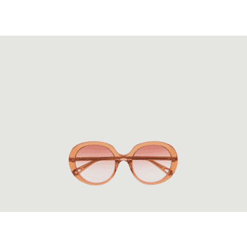 Chloé Shiny Transparent Peach Glasses