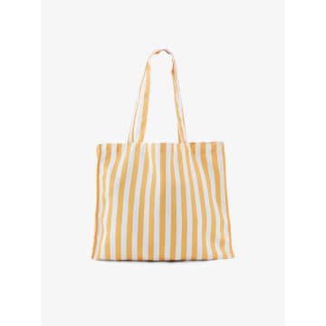 Pieces Mally Tote Bag In Yellow