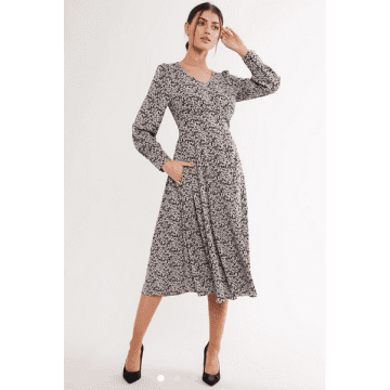 Louche Arwen Ramble Print Midi Dress