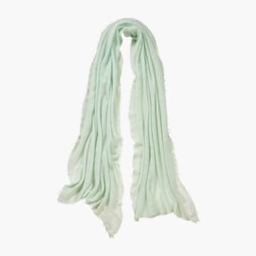 Pur Schoen Hand Felted Cashmere Soft Scarf In Mint Green