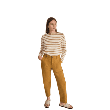 Yerse Remy Trousers Olive Green