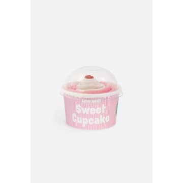 Doiy Design Strawberry Cupcake Socks In Pink