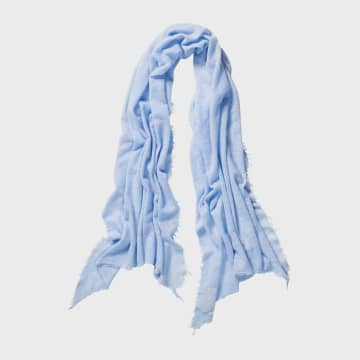 Pur Schoen Hand Felted Cashmere Soft Scarf In Blue/blue