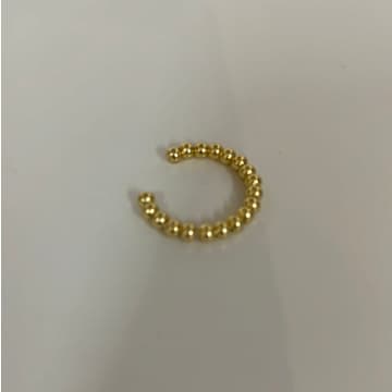 Anorak Gold Plated Beaded Ring