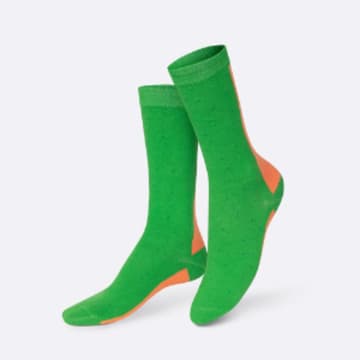 Doiy Design Juicy Papaya Socks In Green
