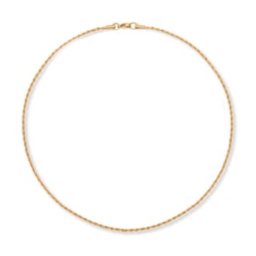 A Weathered Penny Gold Delicate Rope Chain Necklace