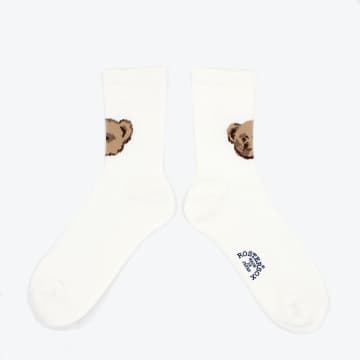 Rostersox F Bear Sock In White