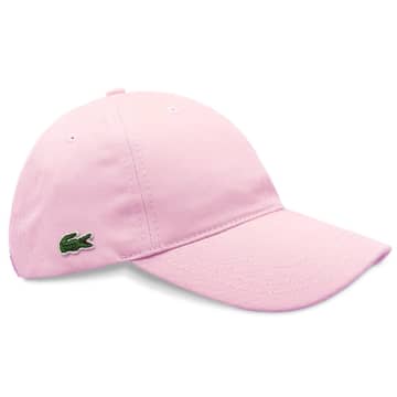 Lacoste Unisex Organic Cotton Twill Cap - One Size In Pink