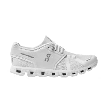 On Running Cloud Shoes 5 Woman All White