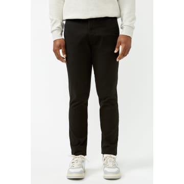 Selected Homme Black Slim-miles Flex Chino Trousers
