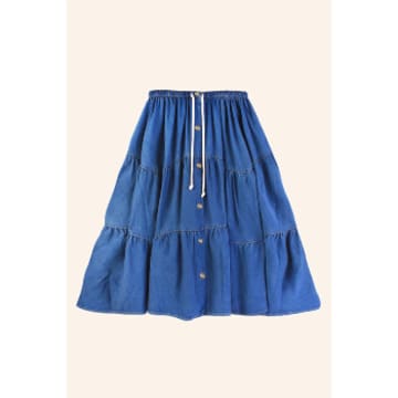 Meadows Thyme Skirt Chambray
