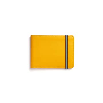 Carre Royal Yellow Wallet With Elastic Belt