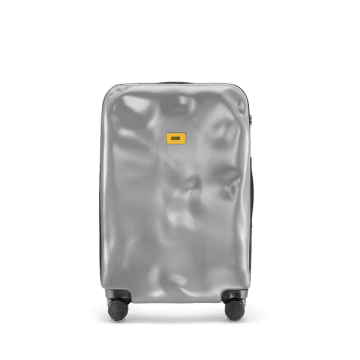 Crashbaggage "trolley Crash Baggage Icon 4 Ruote Medium Cb162 Silver" In Metallic