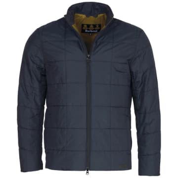 Barbour Lowland Pass Quilted Jacket In Black