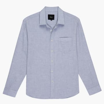 Shop Rails Wyatt Cotton Shirt In Blue