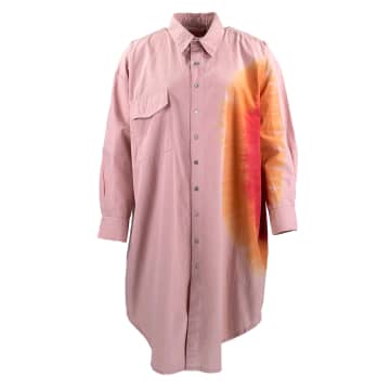 Rabens Saloner Nette Shirt Dress In Pink