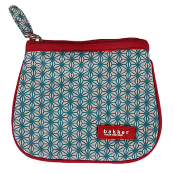 Bakker  Made With Love Flat Sachet In Canvas S With Zipper