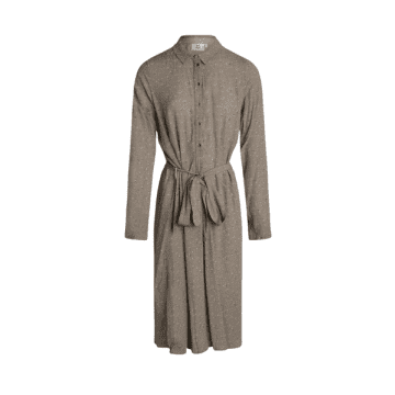 Noa Noa Long Sleeve Dress Print Grey From