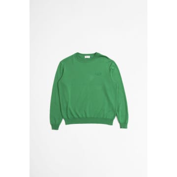 Scaglione Sweatshirt Plain Cotton Green