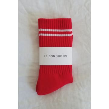 Le Bon Shoppe Boyfriend Red Socks