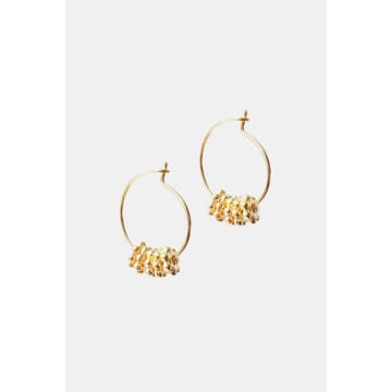 Formation Daisy Chain Hoops In Gold