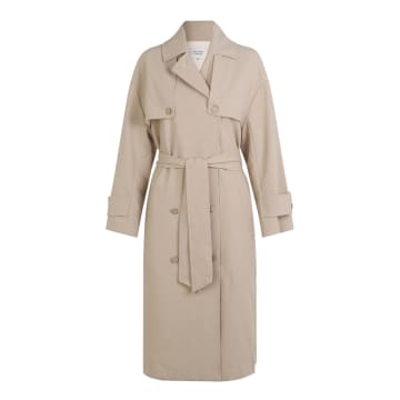 Second Female Silvia Classic Trenchcoat In Grey