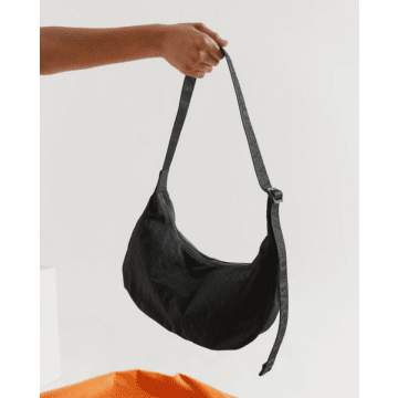 Baggu Medium Crescent Bag In Black