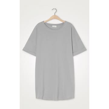 American Vintage Dress In Organic Cotton In Grey