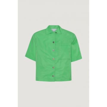 Shop Remain Birger Christensen Storm Shirt In Green