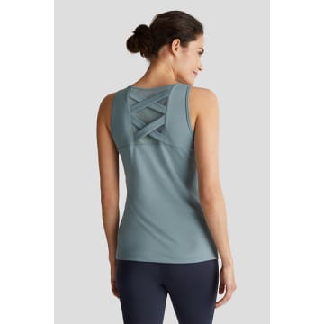 Esprit Jersey Top With Stripes In E-dry