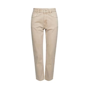 Esprit Cotton Mom Fit Jeans In Light Taupe