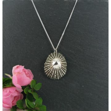 Silver Siren Silver Limpet Necklace In Metallic
