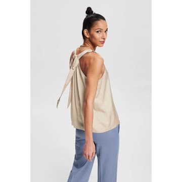 Esprit Satin Blouse With Bow