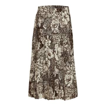 Selected Femme Floral Plisse Skirt