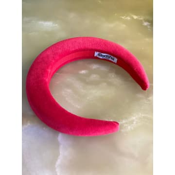 Bluetiful Velvet Headband In Red