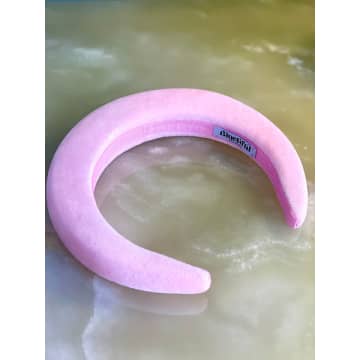 Bluetiful Velvet Headband In Pink