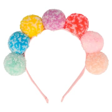 Meri Meri Kids' Rainbow Pompom Headband In Multi